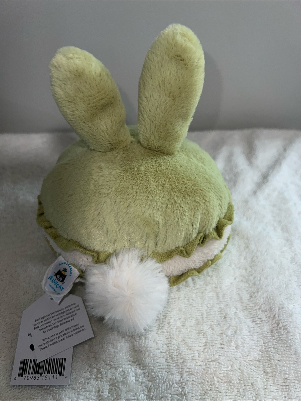 Jellycat I am dainty dessert bunny macaron - Picture 4 of 6